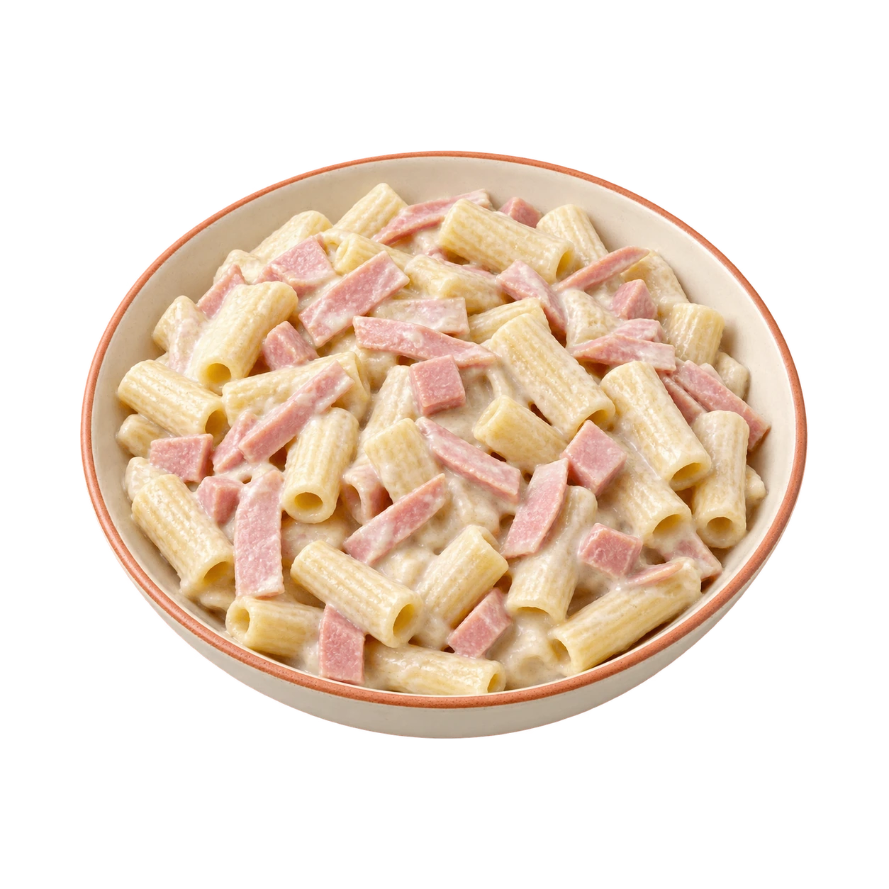 Pasta Panna mit Schinken und Sahnesauce