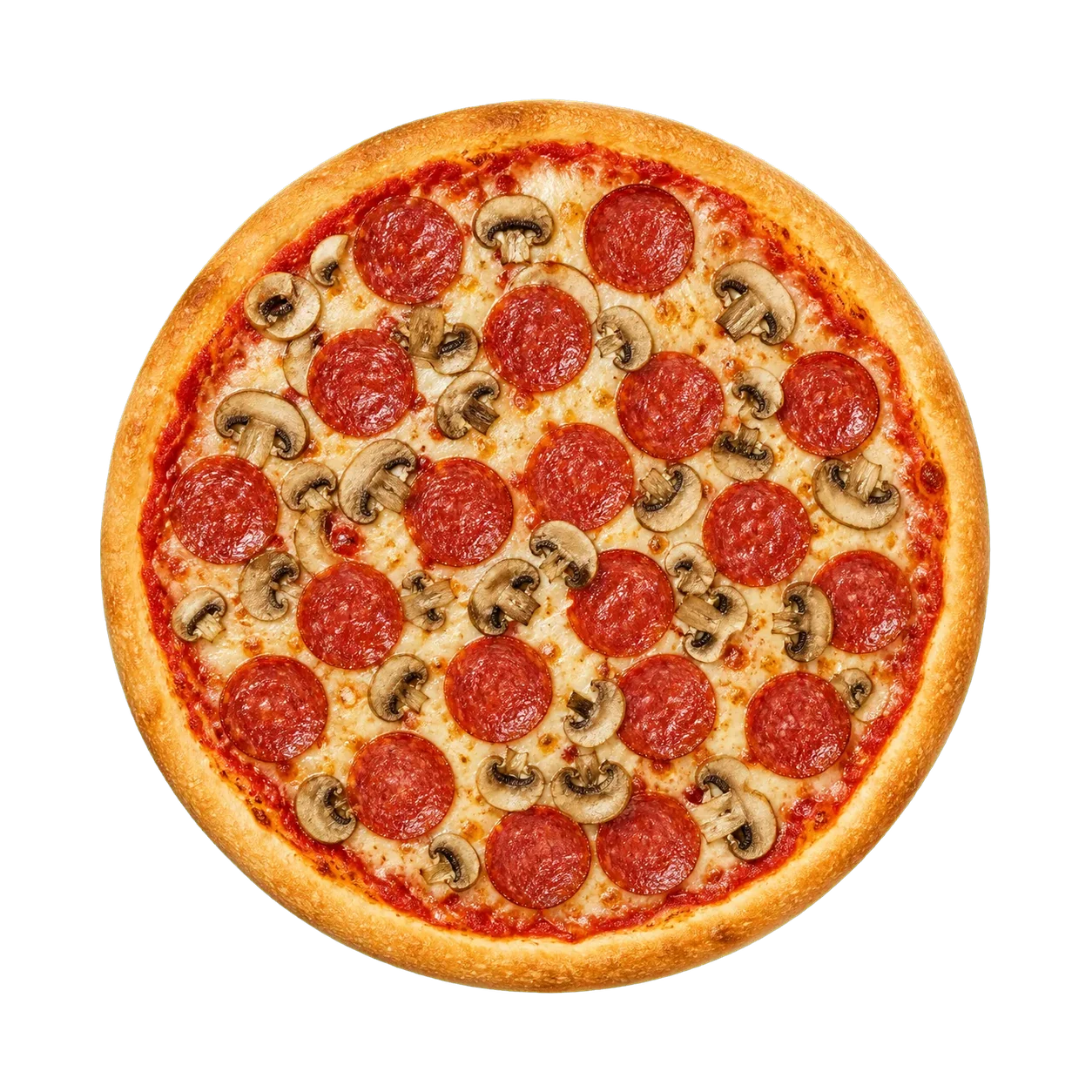 Pizza Funghi e Salami